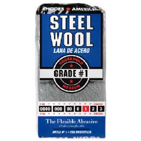 HOMAX Homax Products 10121111 No.1 Medium Steel Wool Pads; 12 Pack 713503